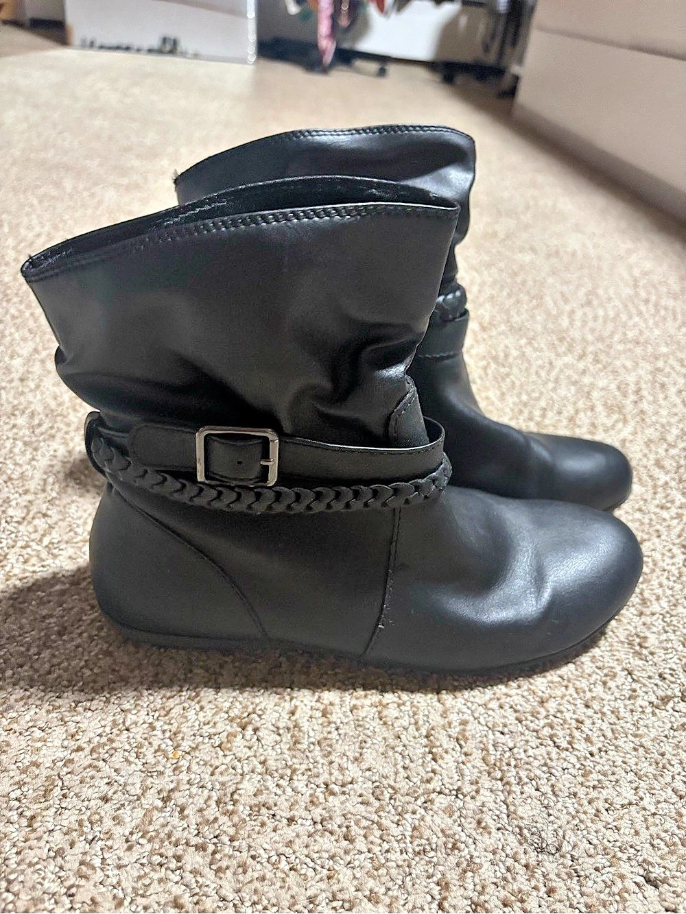 American Eagle Black Ankle Boots - size 8.5